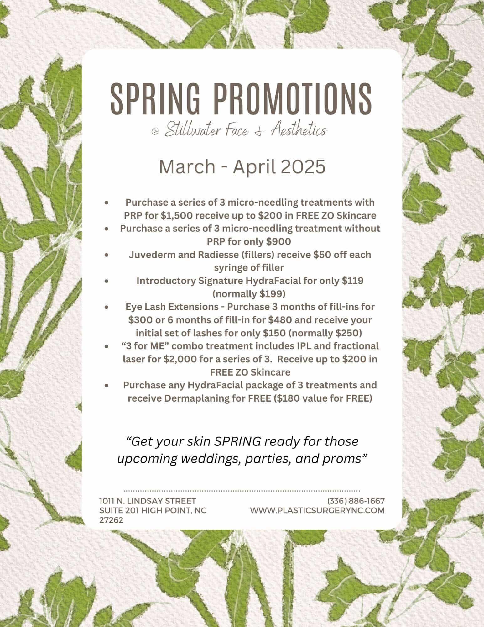 Spring2025PromotionsMarchApril